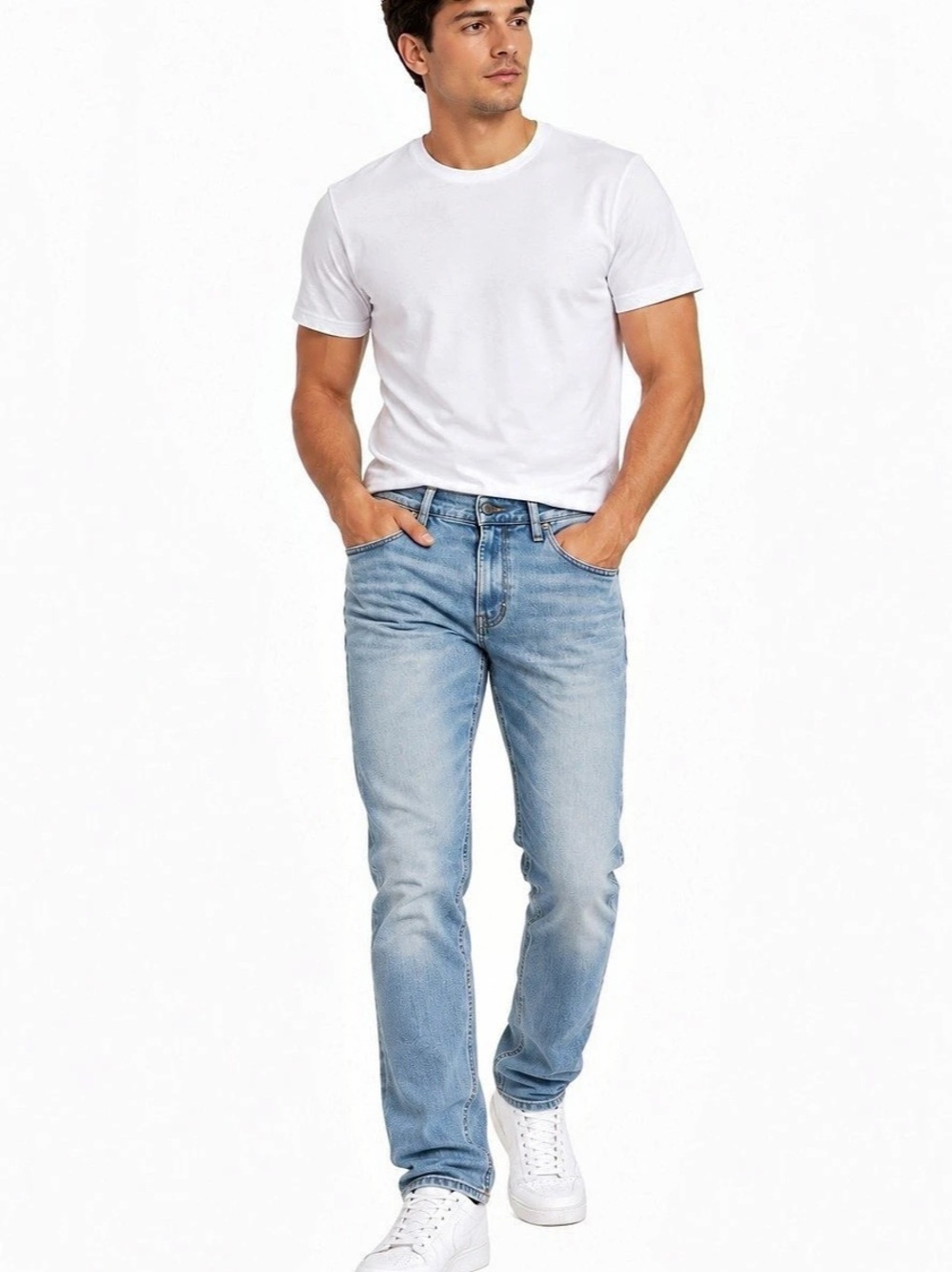 American Eagle AirFlex+ Slim straight Jean Men's Slim Jeans Blue